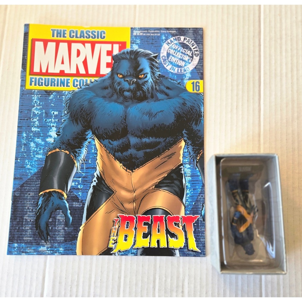 Eaglemoss 1:16‎ Classic Marvel Figurine w/Book: Beast #16
